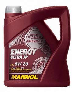 MANNOL ENERGY ULTRA JP 5w20 4л синтетика, масло моторное